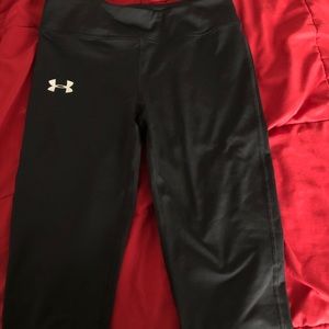 Black Under Armour Capris